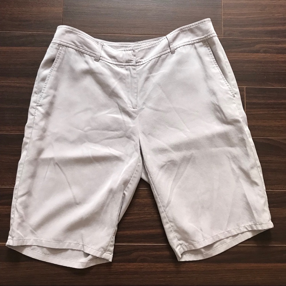 Eileen Fisher Gray Tencel Shorts- Small